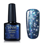 HNM 10ML Starry Bling Nail Polish UV Soak Off Glitter Glue Varnishes Hybird Primer Enamel Lucky Lacquer Nagellak Gelpolish Ink