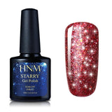 HNM 10ML Starry Bling Nail Polish Varnish Semi Permanent Lacquer Gelpolish 30 Colors Starry Bling Stamping DIY Nail Art