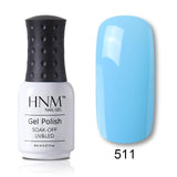 HNM 28 Rough Color 8ML Gel Nail Polish Hybrid Varnish Semi Permanent UV Led Gel Polish Soak Off Lucky Base Top Primer GelLak ink