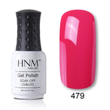 HNM 28 Rough Color 8ML Gel Nail Polish Hybrid Varnish Semi Permanent UV Led Gel Polish Soak Off Lucky Base Top Primer GelLak ink