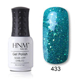 HNM 28 Rough Color 8ML Gel Nail Polish Hybrid Varnish Semi Permanent UV Led Gel Polish Soak Off Lucky Base Top Primer GelLak ink