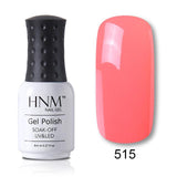 HNM 28 Rough Color 8ML Gel Nail Polish Hybrid Varnish Semi Permanent UV Led Gel Polish Soak Off Lucky Base Top Primer GelLak ink