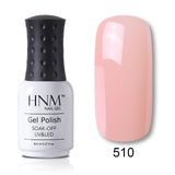 HNM 28 Rough Color 8ML Gel Nail Polish Hybrid Varnish Semi Permanent UV Led Gel Polish Soak Off Lucky Base Top Primer GelLak ink