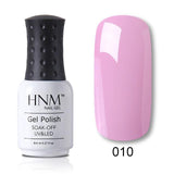 HNM 8ML 28 Colors Nail Polish LED Lamp Hybrid Varnish Lucky Lacquer Paint Gellak Soak Off Semi Permanent Gelpolish Base Top