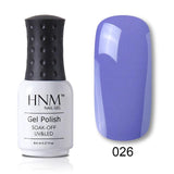 HNM 8ML 28 Colors Nail Polish LED Lamp Hybrid Varnish Lucky Lacquer Paint Gellak Soak Off Semi Permanent Gelpolish Base Top