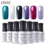 HNM 8ML 28 Rough Color Nail Polish Hybrid Varnish Lucky Lacquer GelLak Gelpolish Semi Permanent Stamping Primer Enamel Soak Off