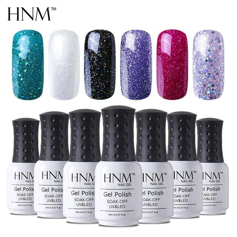 HNM 8ML 28 Rough Color Nail Polish Hybrid Varnish Lucky Lacquer GelLak Gelpolish Semi Permanent Stamping Primer Enamel Soak Off