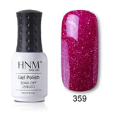 HNM 8ML Color UV Gel Nail Polish 28 Color LED Lamp Paint GelLak Soak Off Gelpolish Semi Permanent Hybrid Varnish Lucky Lacquer