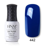 HNM 8ML Color UV Gel Nail Polish 28 Color LED Lamp Paint GelLak Soak Off Gelpolish Semi Permanent Hybrid Varnish Lucky Lacquer