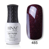 HNM 8ML Color UV Gel Nail Polish 28 Color LED Lamp Paint GelLak Soak Off Gelpolish Semi Permanent Hybrid Varnish Lucky Lacquer