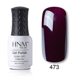 HNM 8ML Color UV Gel Nail Polish 28 Color LED Lamp Paint GelLak Soak Off Gelpolish Semi Permanent Hybrid Varnish Lucky Lacquer