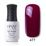 HNM 8ML Color UV Gel Nail Polish 28 Color LED Lamp Paint GelLak Soak Off Gelpolish Semi Permanent Hybrid Varnish Lucky Lacquer