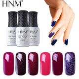 HNM 8ML Color UV Gel Nail Polish 28 Color LED Lamp Paint GelLak Soak Off Gelpolish Semi Permanent Hybrid Varnish Lucky Lacquer