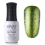 HNM 8ML Glitter Bling Nail Polish Soak Off Stamping Paint Nail Gelpolish Nail Art Vernis a Ongle Enamel Nagellak Lucky Lacquer