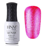 HNM 8ML Glitter Bling Nail Polish Soak Off Stamping Paint Nail Gelpolish Nail Art Vernis a Ongle Enamel Nagellak Lucky Lacquer