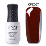 HNM 8ML Gray Series Winter Color UV Gel Nail Polish LED Lamp Gel Nail Polish Soak Off Hybrid Varnish Paint Stamping Top Base