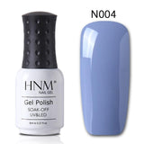 HNM 8ML Gray Series Winter Color UV Gel Nail Polish LED Lamp Gel Nail Polish Soak Off Hybrid Varnish Paint Stamping Top Base