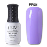 HNM 8ML Gray Series Winter Color UV Gel Nail Polish LED Lamp Gel Nail Polish Soak Off Hybrid Varnish Paint Stamping Top Base