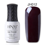 HNM 8ML Gray Series Winter Color UV Gel Nail Polish LED Lamp Gel Nail Polish Soak Off Hybrid Varnish Paint Stamping Top Base