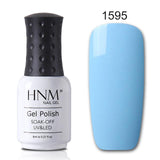 HNM 8ML Gray Series Winter Color UV Gel Nail Polish LED Lamp Gel Nail Polish Soak Off Hybrid Varnish Paint Stamping Top Base