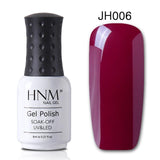 HNM 8ML Gray Series Winter Color UV Gel Nail Polish LED Lamp Gel Nail Polish Soak Off Hybrid Varnish Paint Stamping Top Base