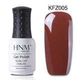HNM 8ML Gray Series Winter Color UV Gel Nail Polish LED Lamp Gel Nail Polish Soak Off Hybrid Varnish Paint Stamping Top Base