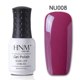 HNM 8ML Gray Series Winter Color UV Gel Nail Polish LED Lamp Gel Nail Polish Soak Off Hybrid Varnish Paint Stamping Top Base
