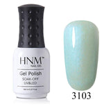 HNM 8ML Holographic UV Nail Gel Shell Cat Eye Gel Nail Polish LED Lamp Gelpolish Chameleon Soak Off Semi Permanent Lucky Lacquer