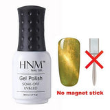 HNM 8ML Magnet Cat Eye Gel Nail Polish UV Led Gel Polish Long Last Hybrid Varnish Lacquer Gel Lak Lucky Semi Permanent Gelpolish