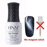 HNM 8ML Magnet Cat Eye Gel Nail Polish UV Led Gel Polish Long Last Hybrid Varnish Lacquer Gel Lak Lucky Semi Permanent Gelpolish