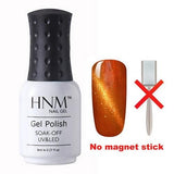 HNM 8ML Magnet Cat Eye Gel Nail Polish UV Led Gel Polish Long Last Hybrid Varnish Lacquer Gel Lak Lucky Semi Permanent Gelpolish