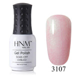HNM 8ML Nail Polish Nail Art Paint Gellak Colorful Hybrid Varnish Soak Off Semi Permanent Stamping Enamel Nail Gelpolish Lucky