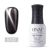 HNM 8ML Nail Polish Nail Art Paint Gellak Colorful Hybrid Varnish Soak Off Semi Permanent Stamping Enamel Nail Gelpolish Lucky