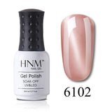 HNM 8ML Nail Polish Nail Art Paint Gellak Colorful Hybrid Varnish Soak Off Semi Permanent Stamping Enamel Nail Gelpolish Lucky