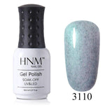 HNM 8ML Nail Polish Nail Art Paint Gellak Colorful Hybrid Varnish Soak Off Semi Permanent Stamping Enamel Nail Gelpolish Lucky
