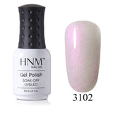 HNM 8ML Nail Polish Nail Art Paint Gellak Colorful Hybrid Varnish Soak Off Semi Permanent Stamping Enamel Nail Gelpolish Lucky