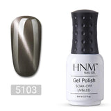 HNM 8ML Nail Polish Nail Art Paint Gellak Colorful Hybrid Varnish Soak Off Semi Permanent Stamping Enamel Nail Gelpolish Lucky
