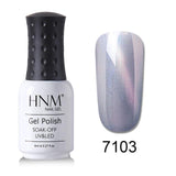 HNM 8ML Nail Polish Nail Art Paint Gellak Colorful Hybrid Varnish Soak Off Semi Permanent Stamping Enamel Nail Gelpolish Lucky