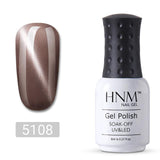 HNM 8ML Nail Polish Nail Art Paint Gellak Colorful Hybrid Varnish Soak Off Semi Permanent Stamping Enamel Nail Gelpolish Lucky