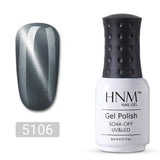HNM 8ML Nail Polish Nail Art Paint Gellak Colorful Hybrid Varnish Soak Off Semi Permanent Stamping Enamel Nail Gelpolish Lucky