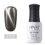 HNM 8ML Nail Polish Nail Art Paint Gellak Colorful Hybrid Varnish Soak Off Semi Permanent Stamping Enamel Nail Gelpolish Lucky