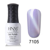 HNM 8ML Nail Polish Nail Art Paint Gellak Colorful Hybrid Varnish Soak Off Semi Permanent Stamping Enamel Nail Gelpolish Lucky