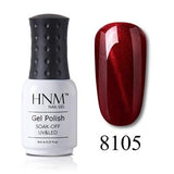 HNM 8ML Nail Polish Nail Art Paint Gellak Colorful Hybrid Varnish Soak Off Semi Permanent Stamping Enamel Nail Gelpolish Lucky