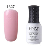 HNM 8ML Pure 28 Colors UV Gel Nail Polish Soak Off Lucky Lacquer Primer Led Hybrid Varnish Semi Permanent Top Base Paint Gellak