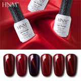 HNM 8ML Stamping Paint Nail Polish Cat Eye's Wine Red Series Nail Art Vernis a Ongle Stamping Nagellak Gelpolish Paint Gellak