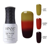 HNM 8ml Color Change Nail Polish Chameleon Gel Nail Polish Vernis Semi Permanent Top Coat Base Coat Gel Lak Gel Varnishes Primer