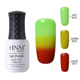 HNM 8ml Color Change Nail Polish Chameleon Gel Nail Polish Vernis Semi Permanent Top Coat Base Coat Gel Lak Gel Varnishes Primer