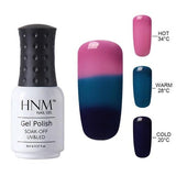 HNM 8ml Color Change Nail Polish Chameleon Gel Nail Polish Vernis Semi Permanent Top Coat Base Coat Gel Lak Gel Varnishes Primer
