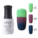 HNM 8ml Color Change Nail Polish Chameleon Gel Nail Polish Vernis Semi Permanent Top Coat Base Coat Gel Lak Gel Varnishes Primer