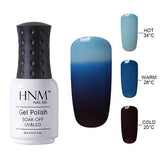 HNM 8ml Color Change Nail Polish Chameleon Gel Nail Polish Vernis Semi Permanent Top Coat Base Coat Gel Lak Gel Varnishes Primer